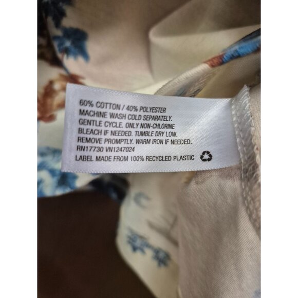 Original Use Mens Short Sleeve Palm Tree Print T-Shirt Beige Small - Picture 6 of 6